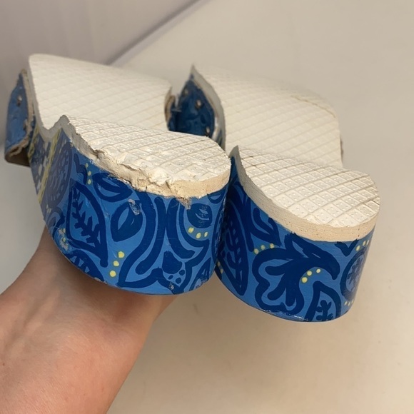 DR.SCHOLL'S SZ 8 PESCURA WOMEN'S HELL WOOD CLOGS - Picture 9 of 10